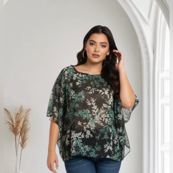 ✅Plus Size Chiffon Top - Picture 1 of 16